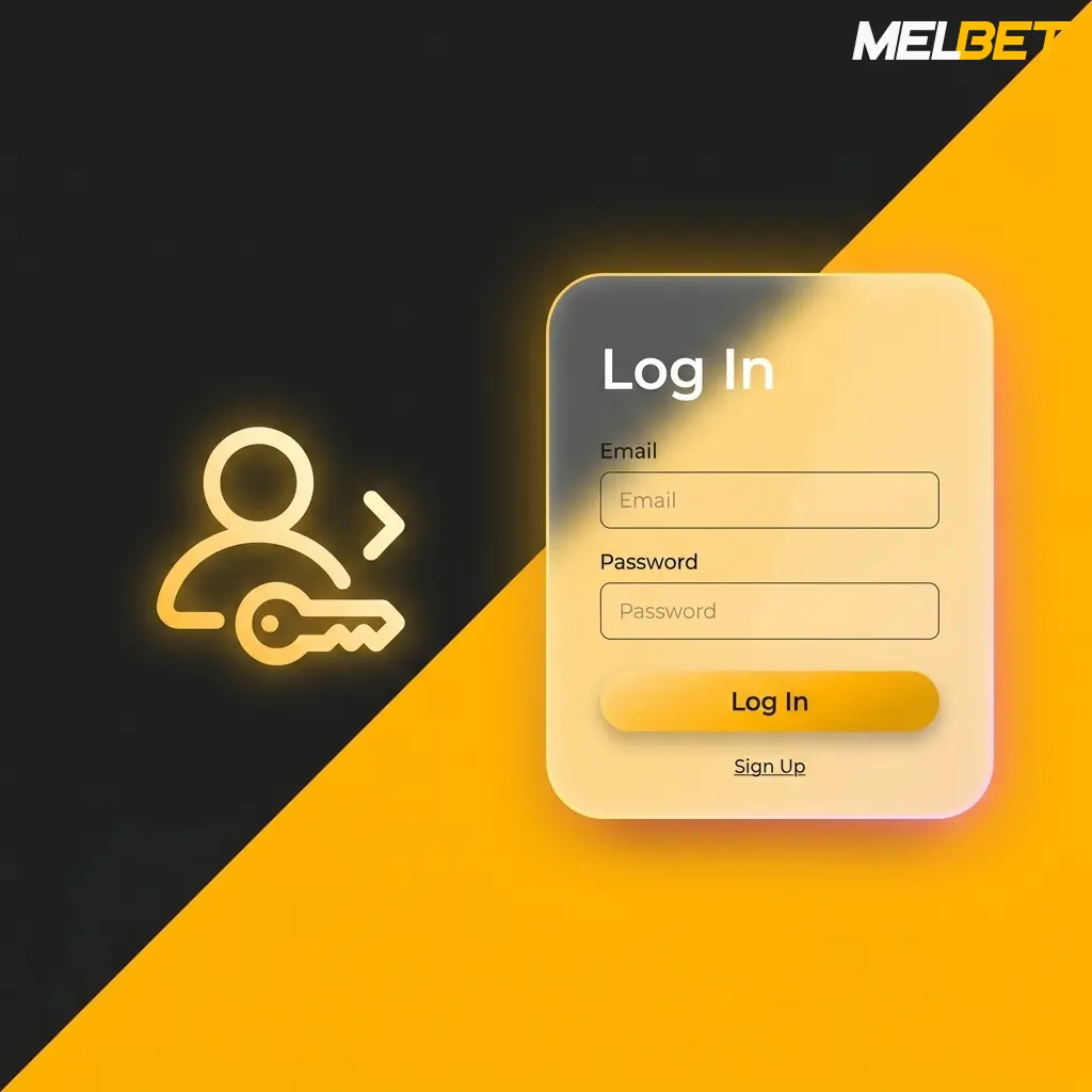 Melbet Zambia login page showing the sign-in form with username and password fields on desktop or mobile