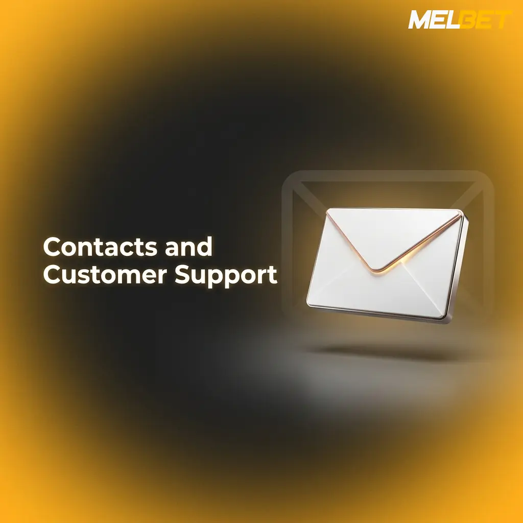 Contacts and customer support icons showing phone, email, and chat options for reaching help desk