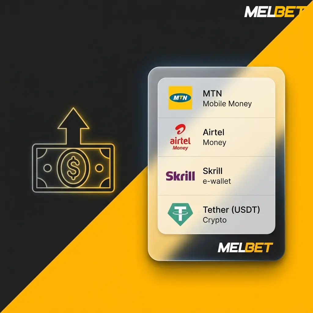 Melbet deposit methods overview showing available payment options for online betting account funding