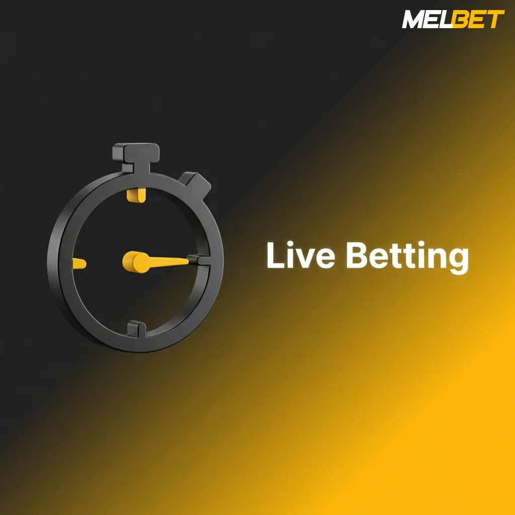 Live betting interface showing real-time odds and in-play wagering options for sports events