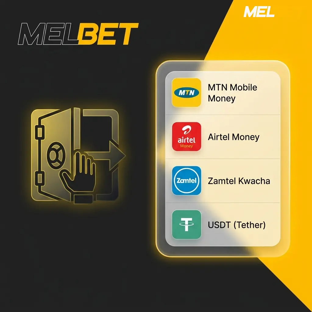 Melbet withdrawal methods including bank transfer, e-wallets, and cryptocurrency options for fast payouts
